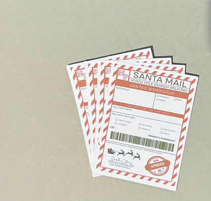 Christmas labels (pack of 8)