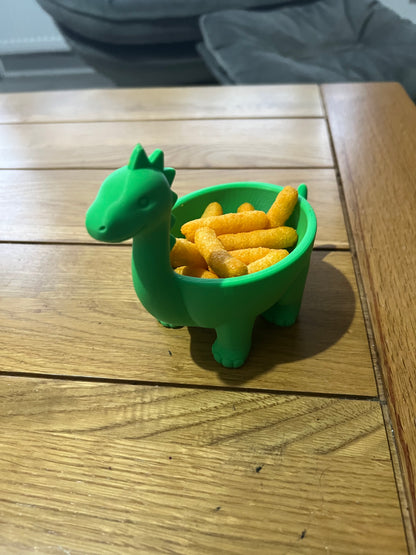 Dinosaur snack bowl